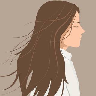 Cute girl aesthetic wallpaper