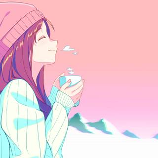 Cute girl aesthetic wallpaper