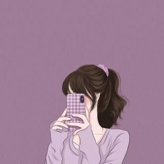 Cute girl aesthetic wallpaper