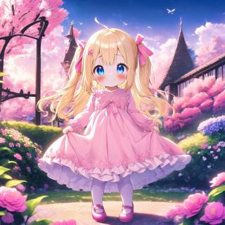 Girl PC 4k wallpaper