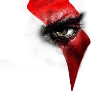 Kratos face wallpaper