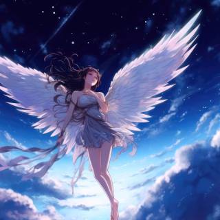 Angel woman wallpaper