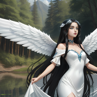 Angel woman wallpaper