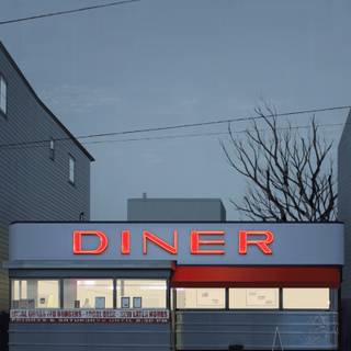 American diner wallpaper