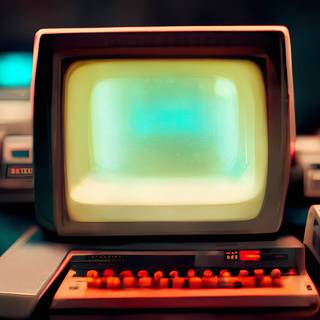 Vintage tech wallpaper