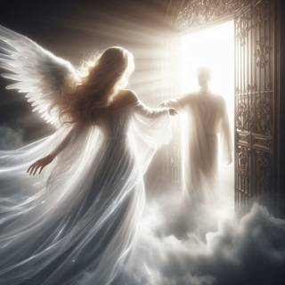 Angel woman wallpaper