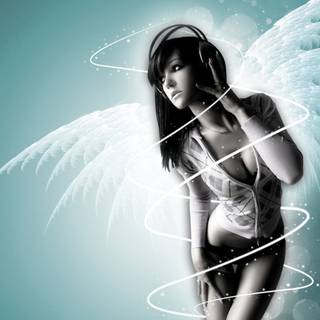 Angel woman wallpaper