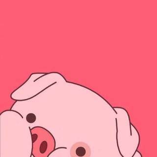 Preppy pig wallpaper