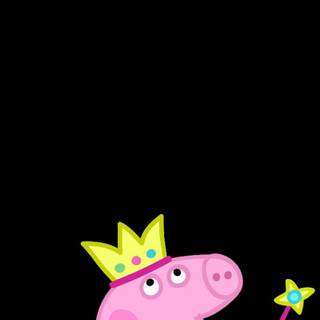 Preppy pig wallpaper