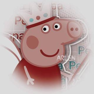 Preppy pig wallpaper
