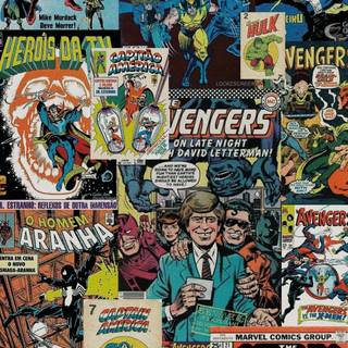 Comics covers iPhone 4k wallpaper
