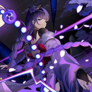 Raiden Genshin Impact wallpaper