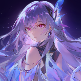 Anime purple and white wallpaper