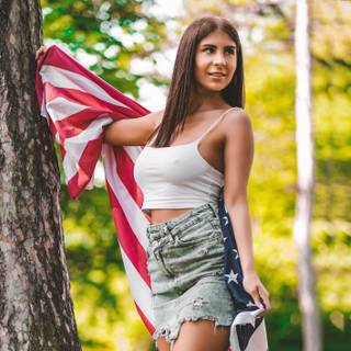 USA beautiful girl wallpaper