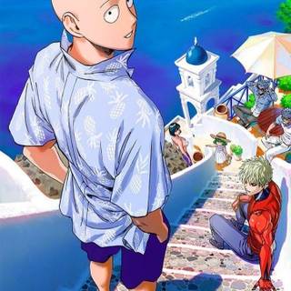 Drip Saitama wallpaper