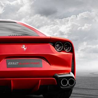 Ferrari 812 phone wallpaper