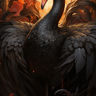 Black Swan phone wallpaper