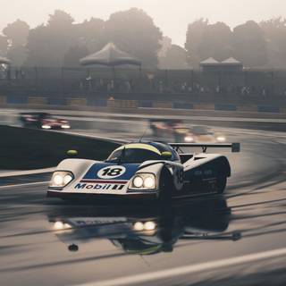 Race car iPhone wallpaper