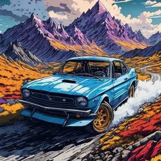 Race car iPhone wallpaper