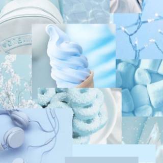 Baby blue iPhone wallpaper