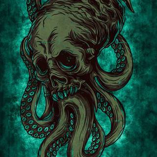 Octopus phone wallpaper