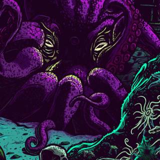 Octopus phone wallpaper