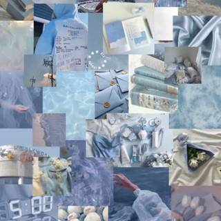 Baby blue iPhone wallpaper