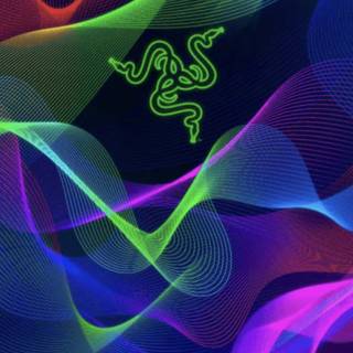 Blue gaming phone wallpaper