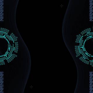 Blue gaming phone wallpaper