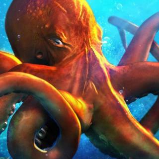 Octopus phone wallpaper