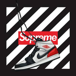 iPhone sneakers wallpaper