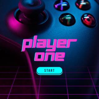 Blue gaming phone wallpaper