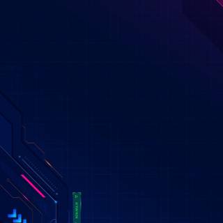 Blue gaming phone wallpaper