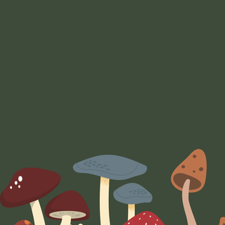 Mushrooms phone wallpaper