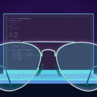 Blue gaming phone wallpaper