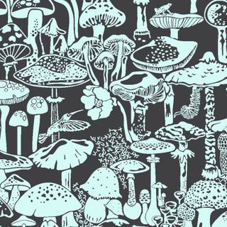Mushrooms phone wallpaper