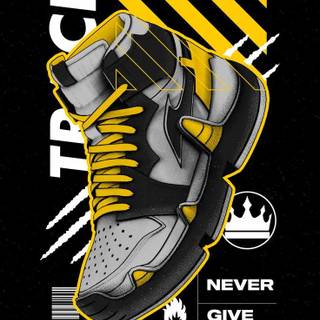 iPhone sneakers wallpaper