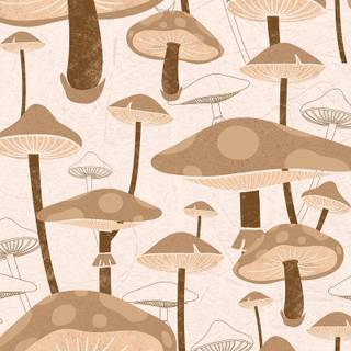 Mushrooms phone wallpaper