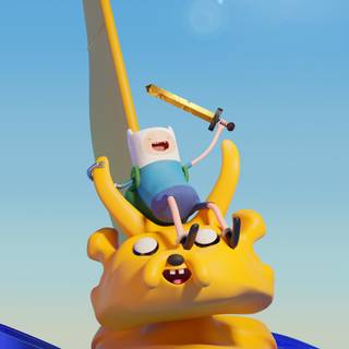 Finn and Jake iPhone wallpaper