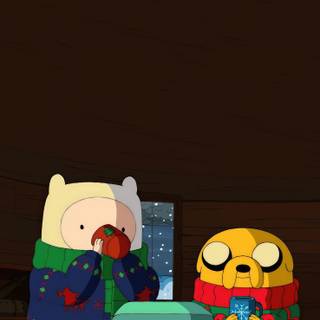 Finn and Jake iPhone wallpaper