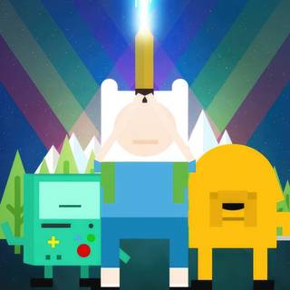 Finn and Jake iPhone wallpaper