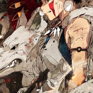 Mononoke phone wallpaper