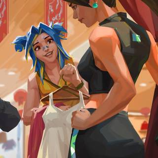 Valorant Sage phone wallpaper