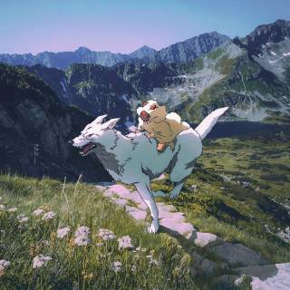 Mononoke phone wallpaper