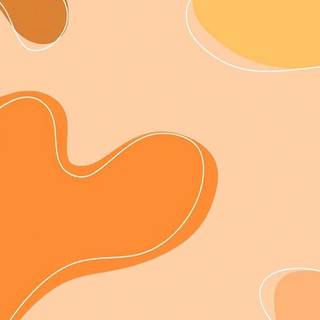 Orange aesthetic phone wallpaper