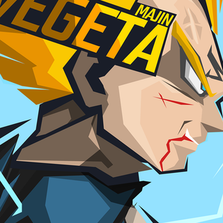 Majin Vegeta phone wallpaper