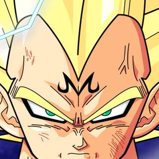 Majin Vegeta phone wallpaper