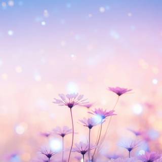 Purple flower iPhone wallpaper