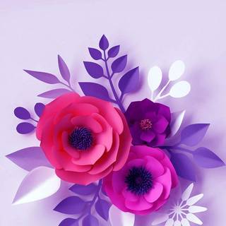 Purple flower iPhone wallpaper