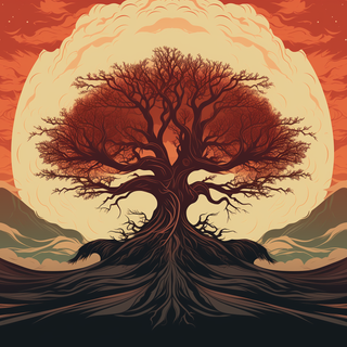 Loki tree 4k wallpaper